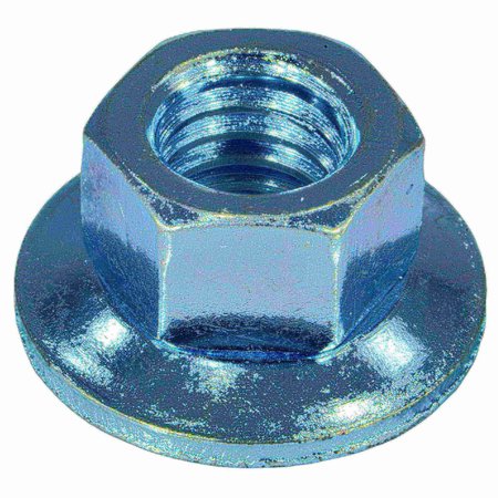 MIDWEST FASTENER Free Spinning Washer Lock Nut, 3/8"-16, Steel, Zinc Plated, 50 PK 09651